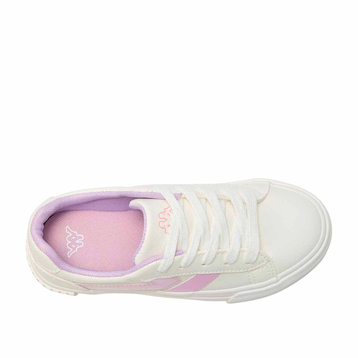Baskets enfant Morine blanc, violet 4/4