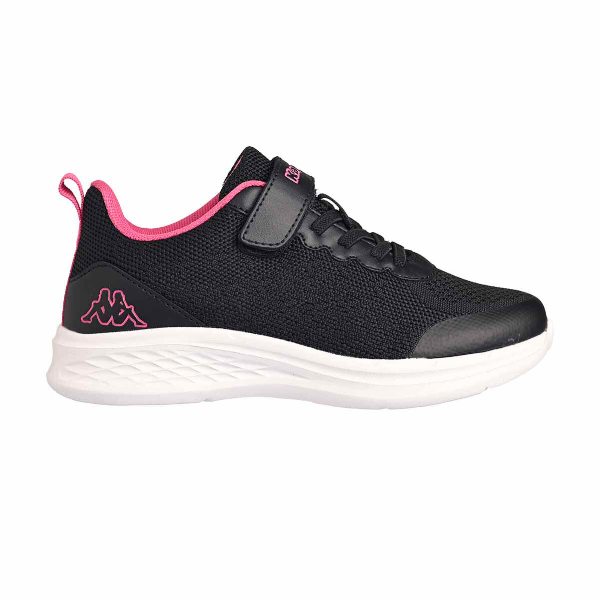 Baskets enfant Postie Ev noir, fuchsia 1/5