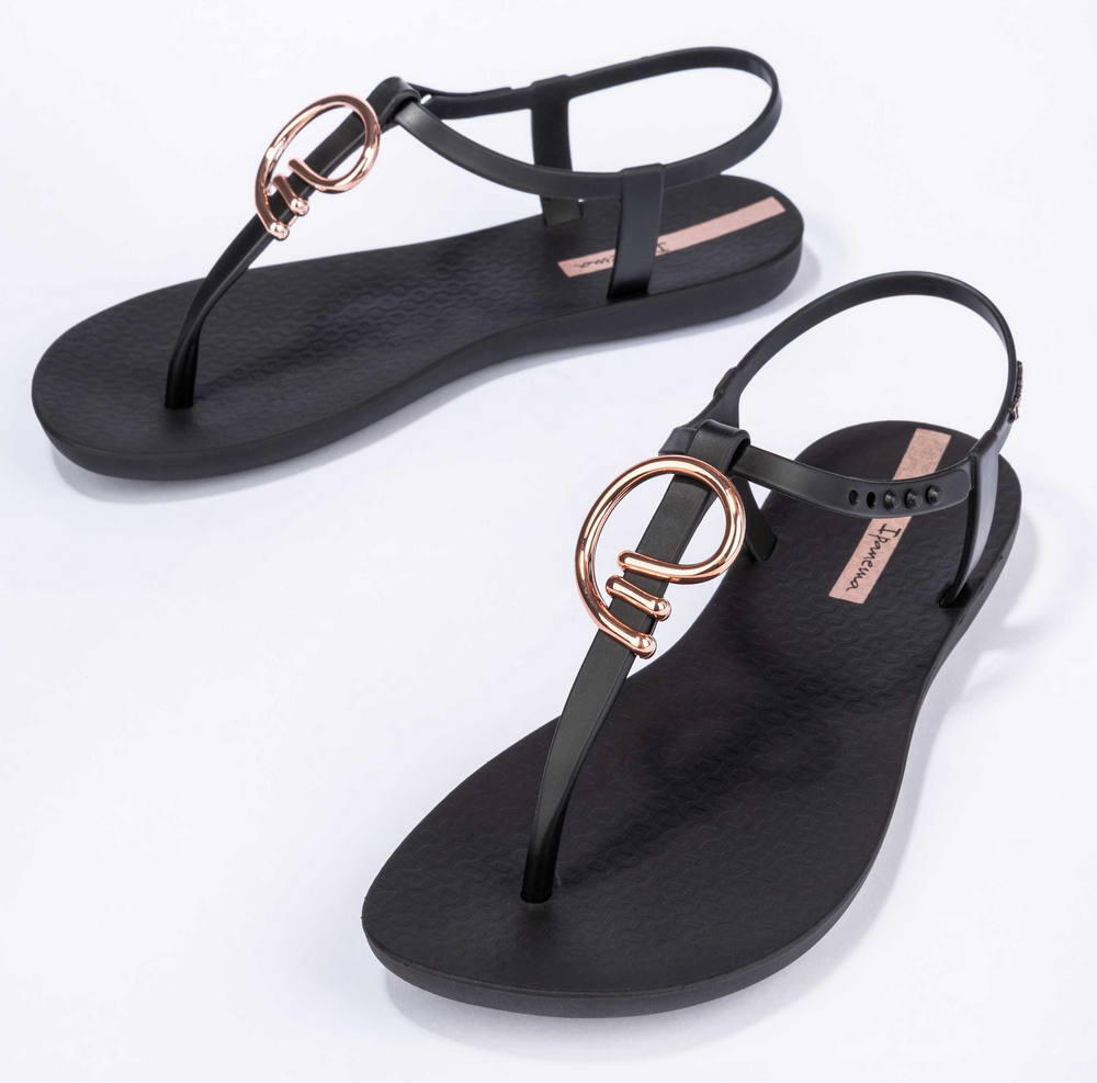 Sandalias Ipanema modelo IP 83656-BD172 NEGRO DORADO para mulheres 4/5