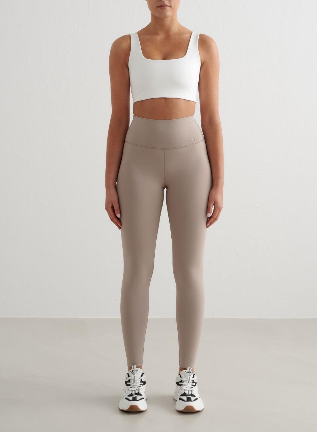 Femme Soutien-gorge de sport Encolure Carrée Blanc 3/6