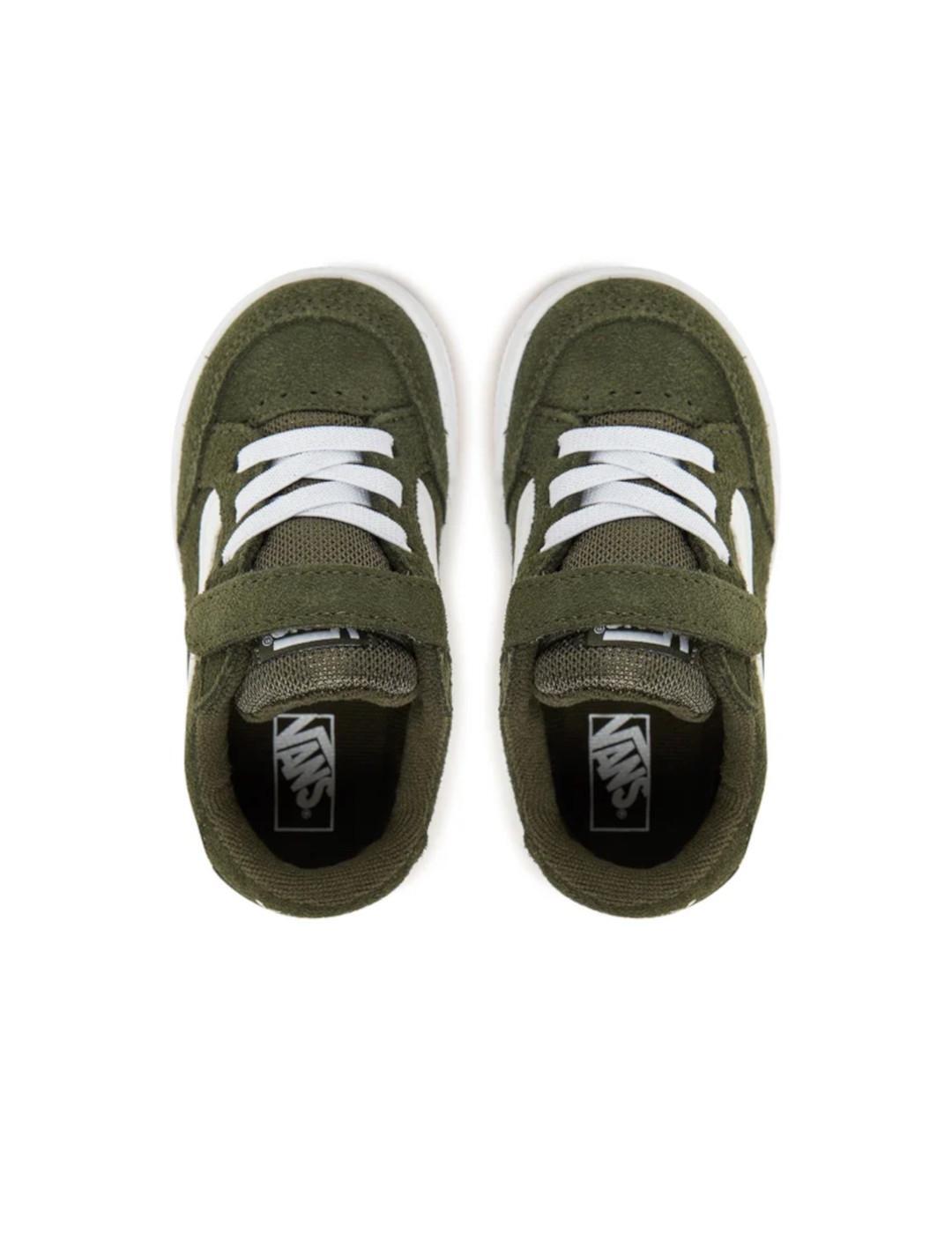 Chaussures pour enfant Vans Hylane à velcro vert 4/5