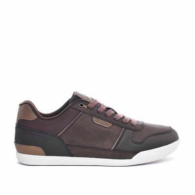 Baskets uomo Lenom marrone beige