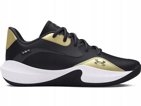BUTY męskie UNDER ARMOUR LOCKDOWN 7 3027646-001 koszykarskie czarne 50,5
