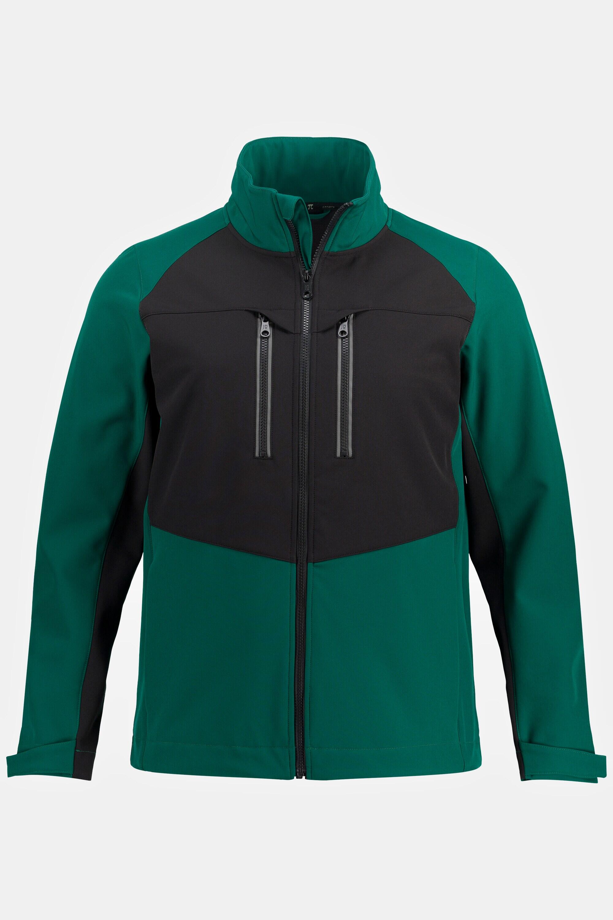 Hommes Veste Softshell collection Outdoor. Col montant 4/5