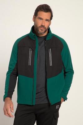 Heren softshell jas flexnamic® outdoor opstaande kraag 2 zakken
