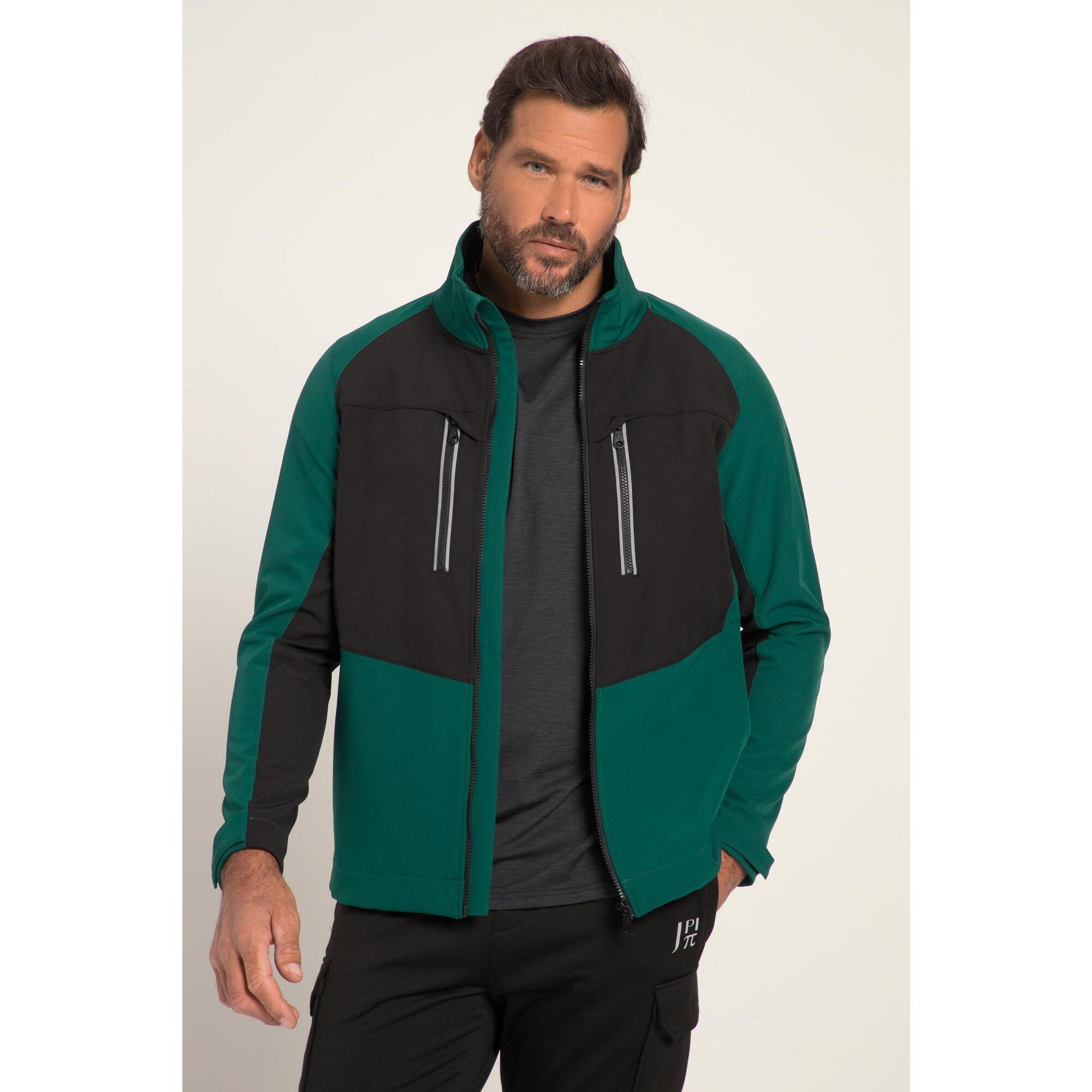 Jay-pi - Hommes Veste Softshell Collection Outdoor. Col Montant - Softshell - Vert - Decathlon