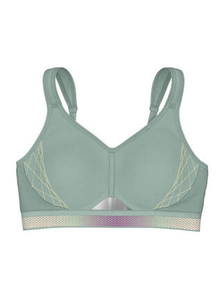 Schalen-BH unterstützende Vollschale Damen - Triaction Cardio Flow türkis