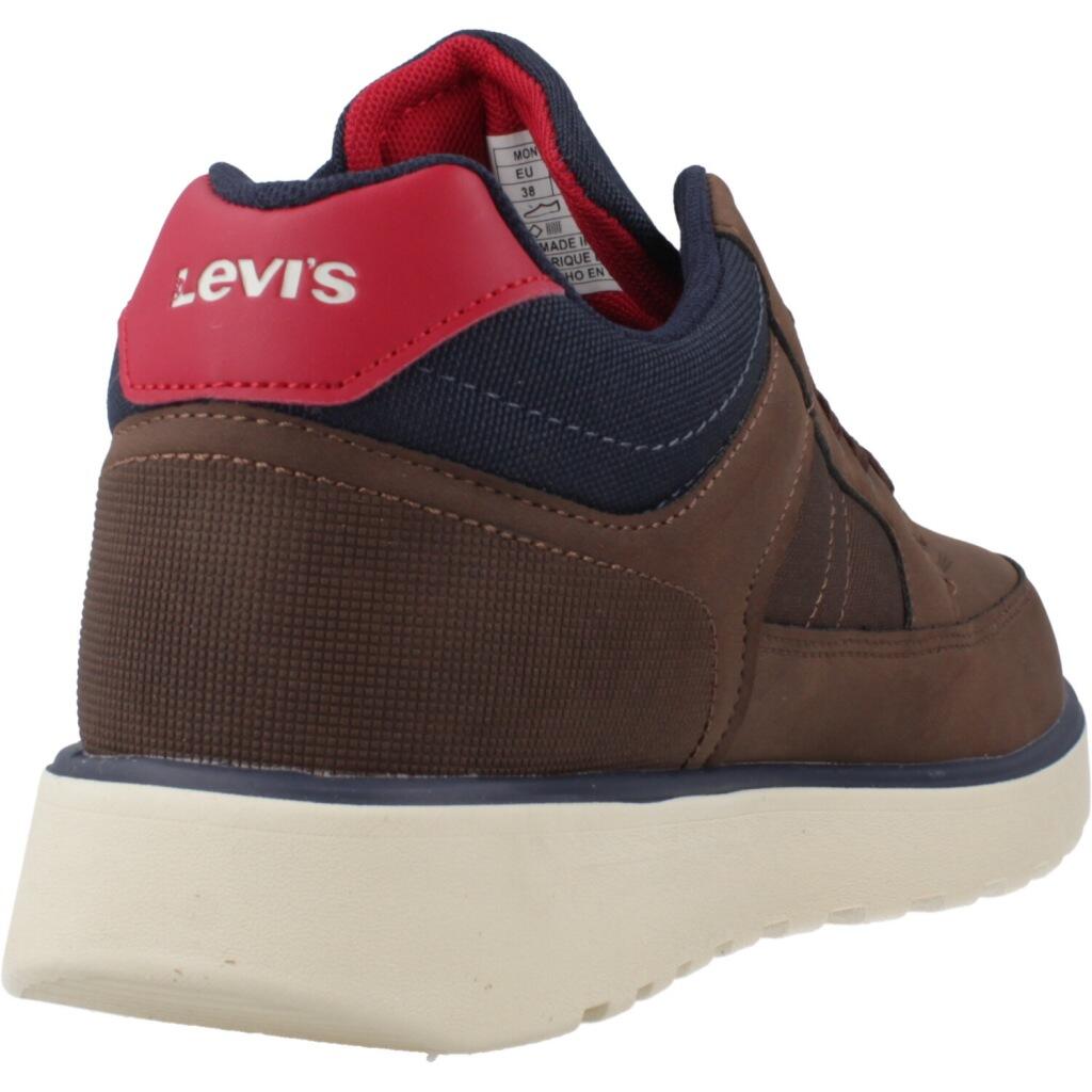 Baskets Levi's Modèle Montana Couleur Marron 3/5