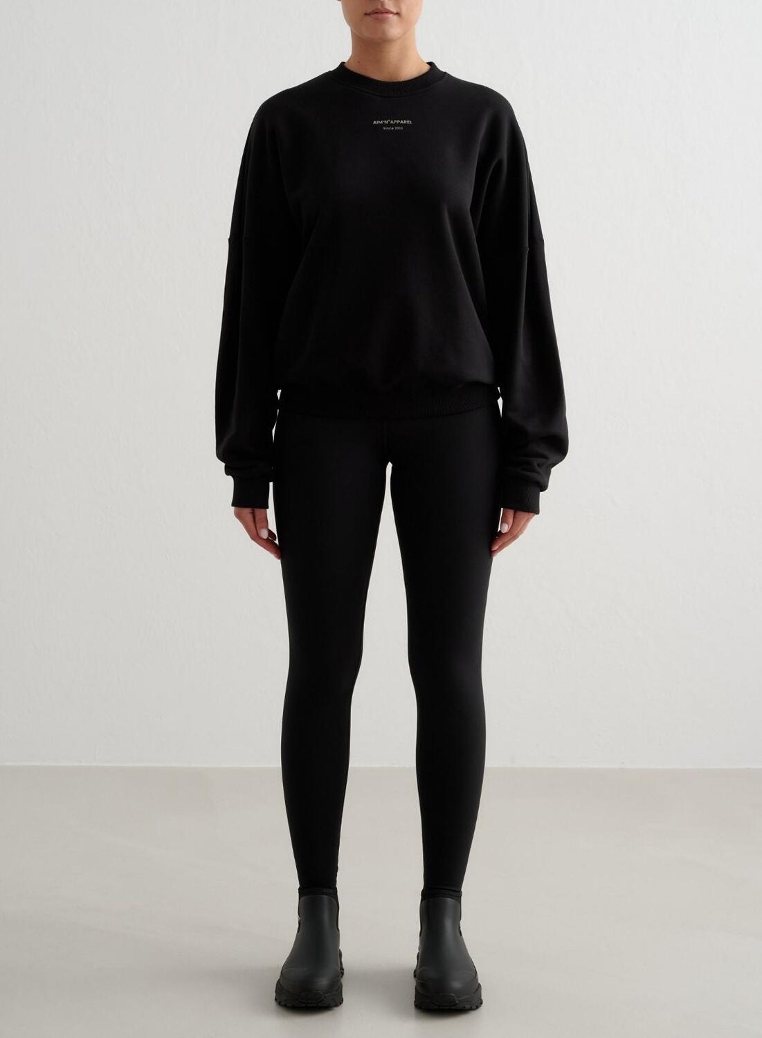 Femme Sweat-shirt Terry Noir 3/5