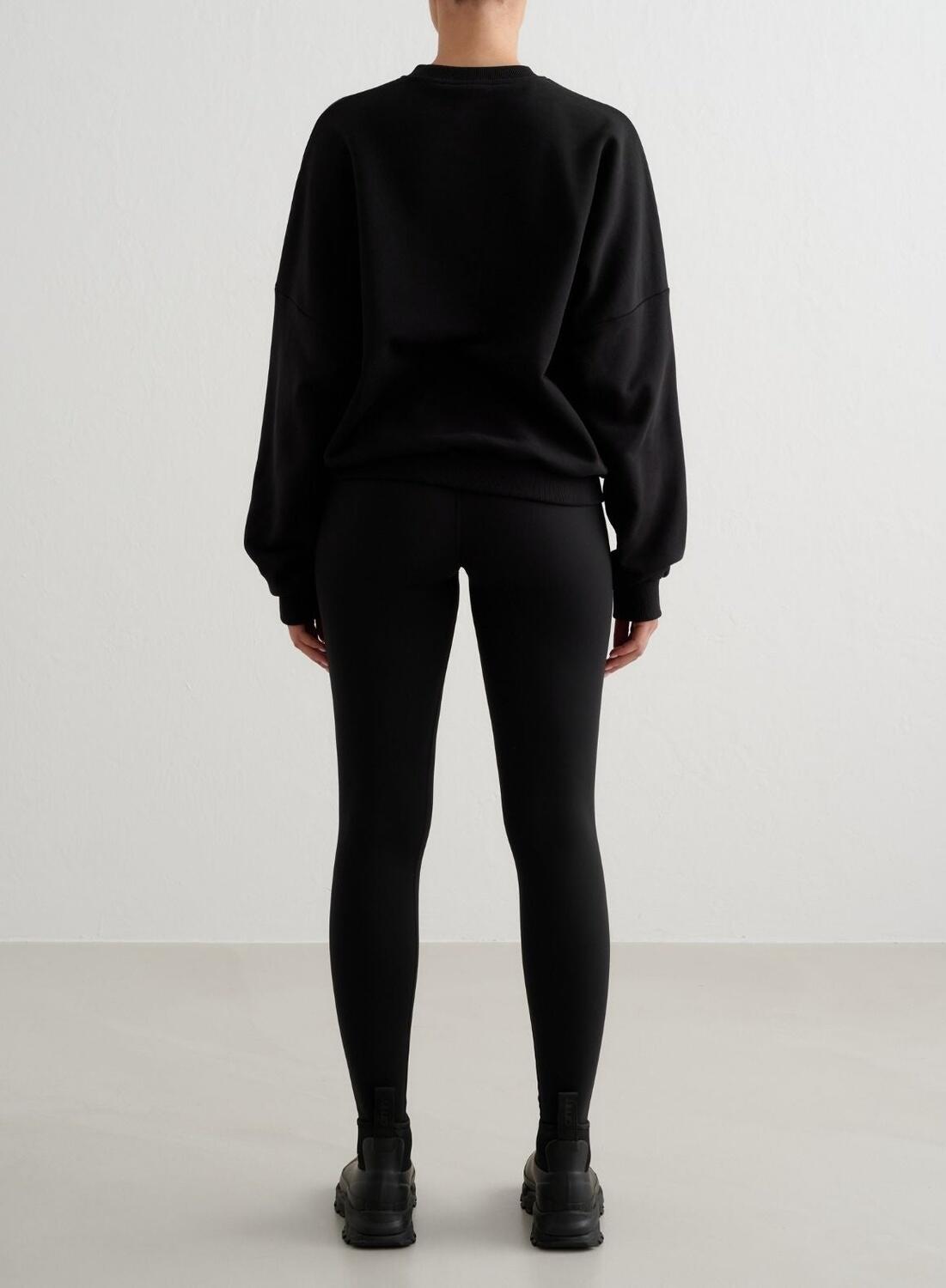 Femme Sweat-shirt Terry Noir 4/5