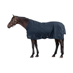 Couverture d'extérieur pour cheval imperméable à col haut Waldhausen Nordic 100g
