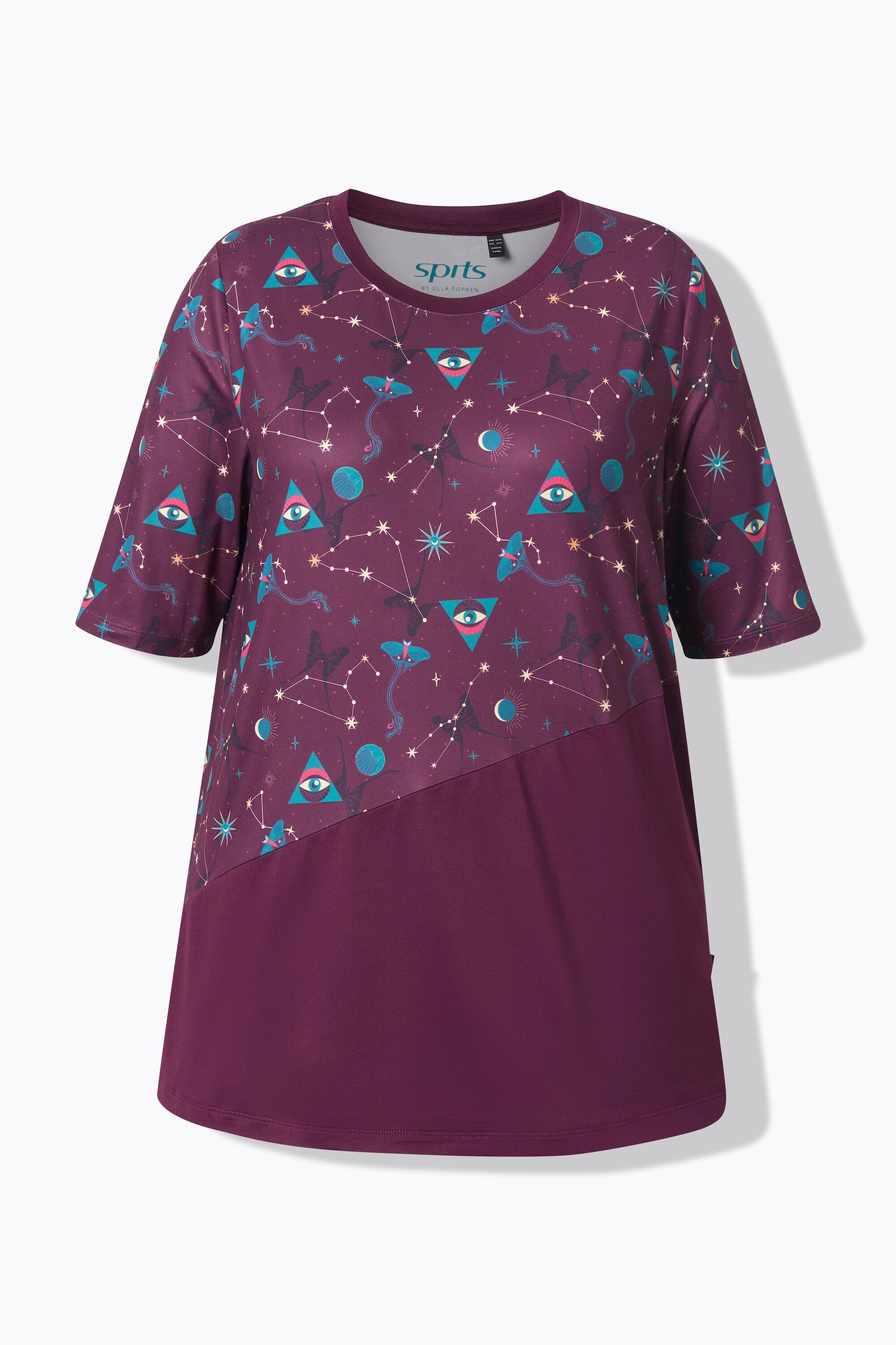 Femme T-shirt technique à col rond et manches courtes. Matière recyclée 7/7