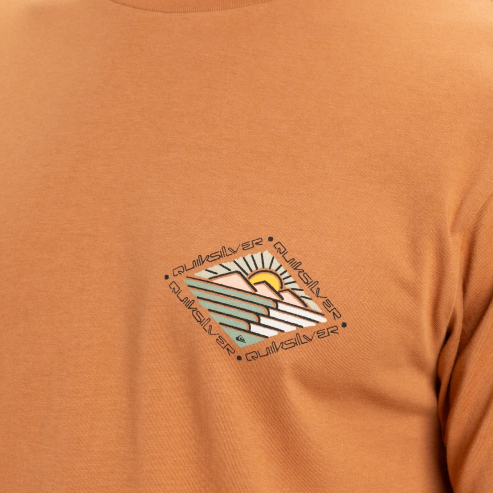 QUIKSILVER Quiksilver T-Shirt Evo Future Islands Bran 3/4