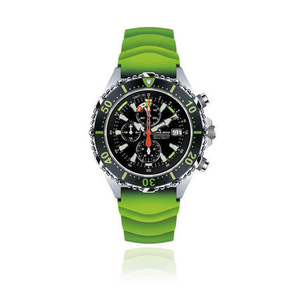 CHRIS BENZ DEPTHMETER CHRONOGRAPH 300M Taucheruhr