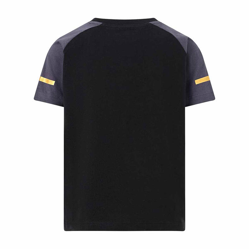 Tricou negru Kappa cu logo, unisex