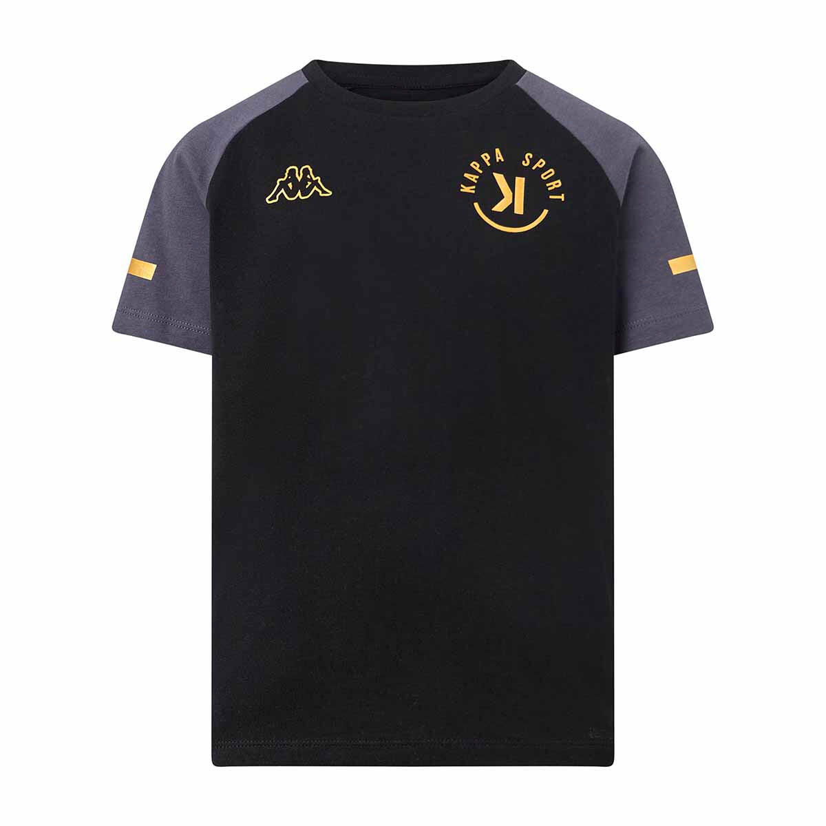 Camiseta Kappa negra logo unisex 3118_9852 2/5
