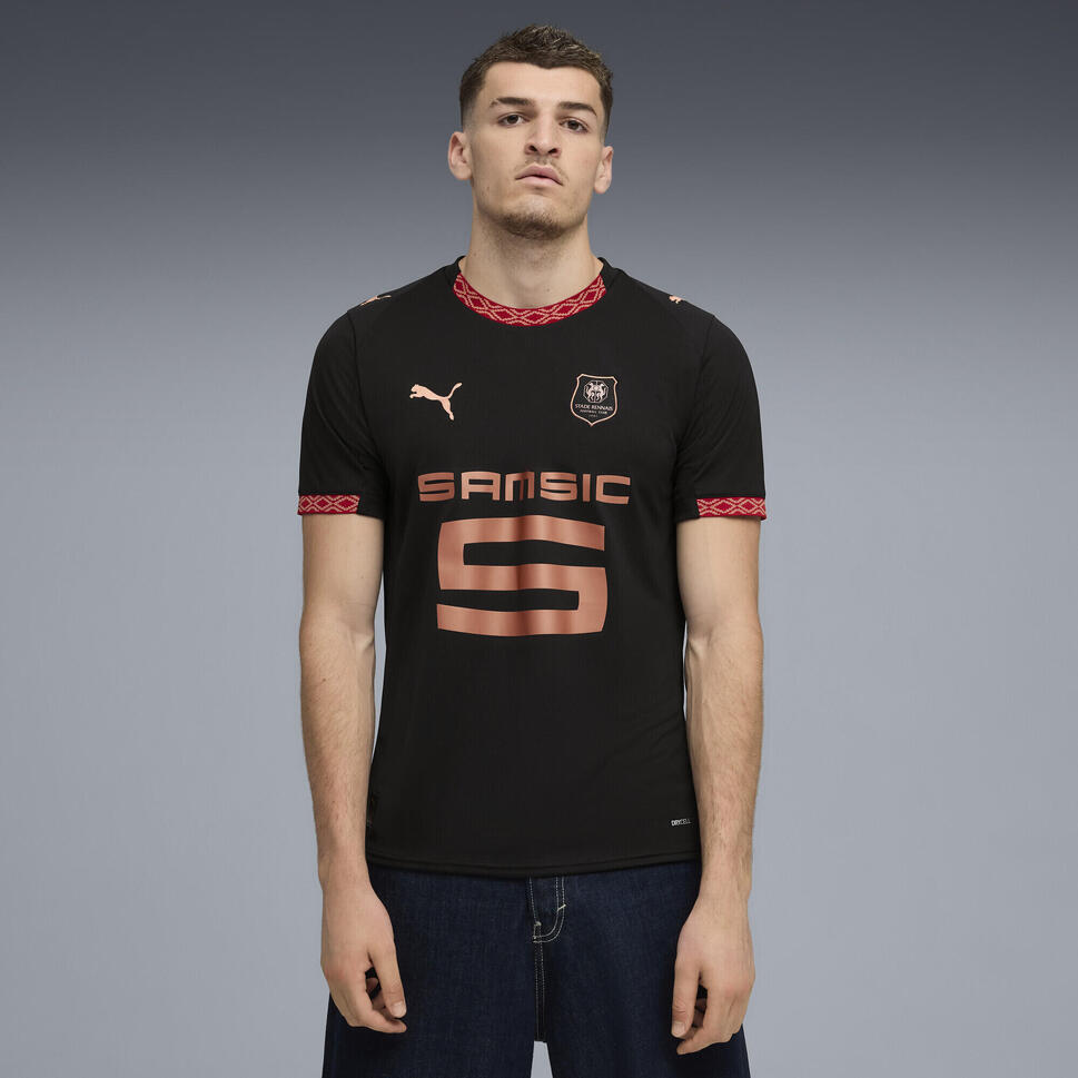 Męska trzecia koszulka Stade Rennais F.C. 25/26 PUMA Black Copper Metallic