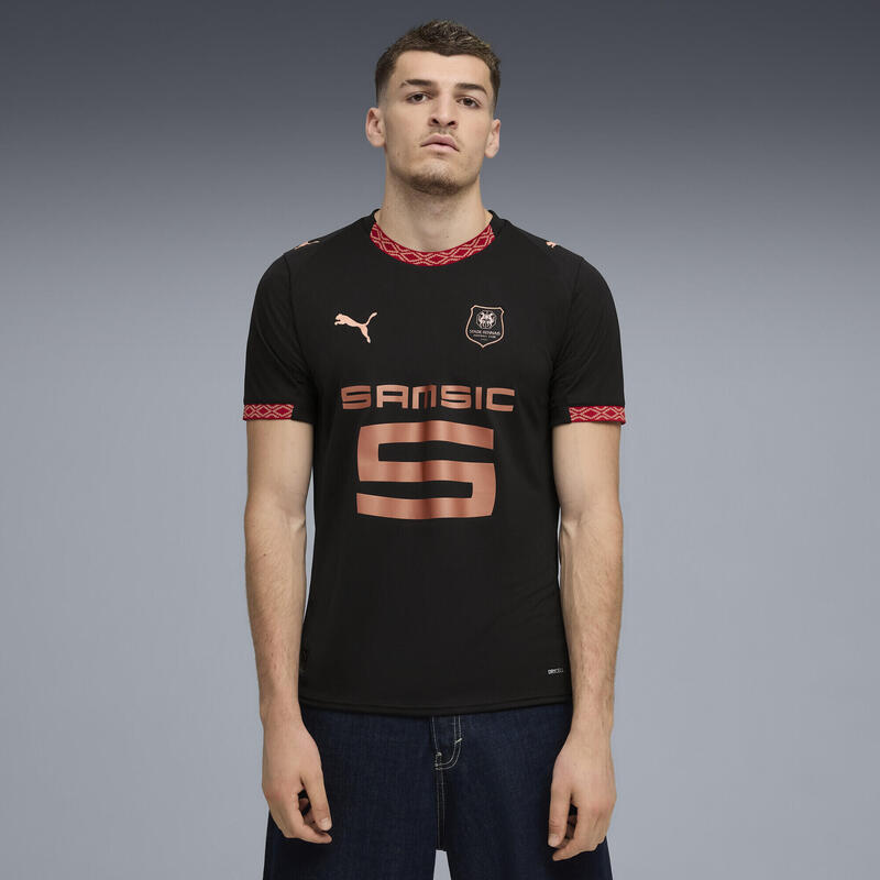Tricou fotbal bărbați mânecă scurtă Third 25/26, negru PUMA