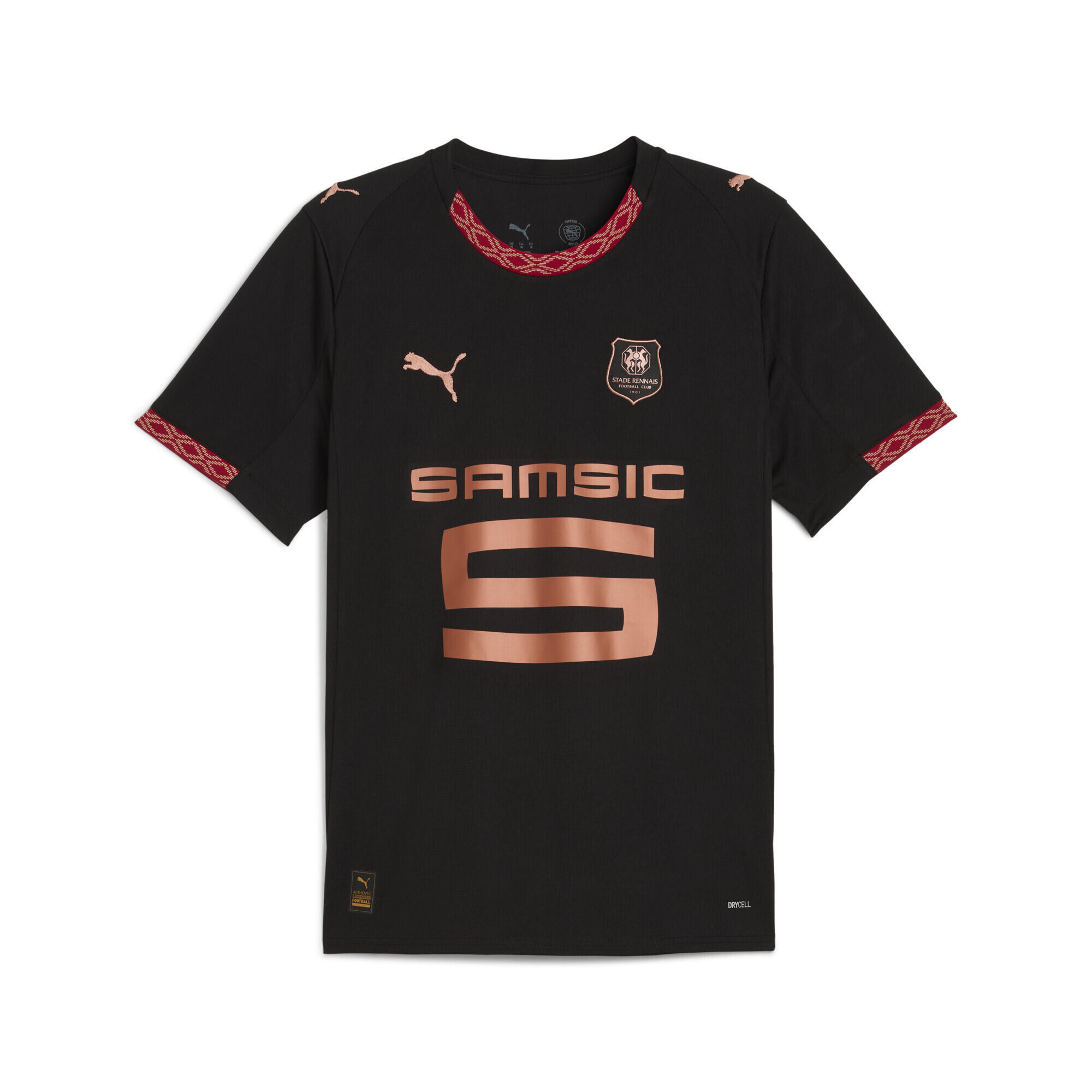 Męska trzecia koszulka Stade Rennais F.C. 25/26 PUMA Black Copper Metallic