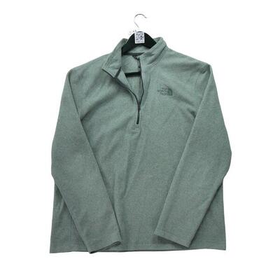 Tweedehands - heren tnf grijs fleece pullover - als nieuw
