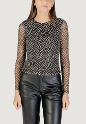 t-shirt manches longues Onlnova L/S Mesh Top FEMME NOIR
