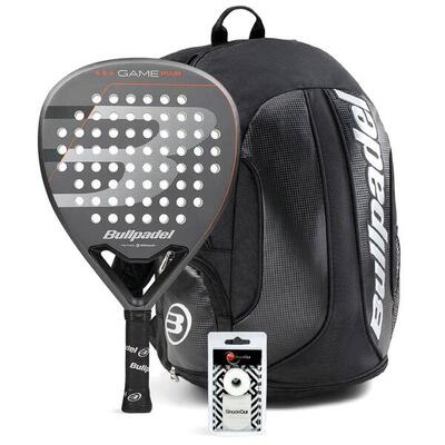 Pack bullpadel game power grey bag avant