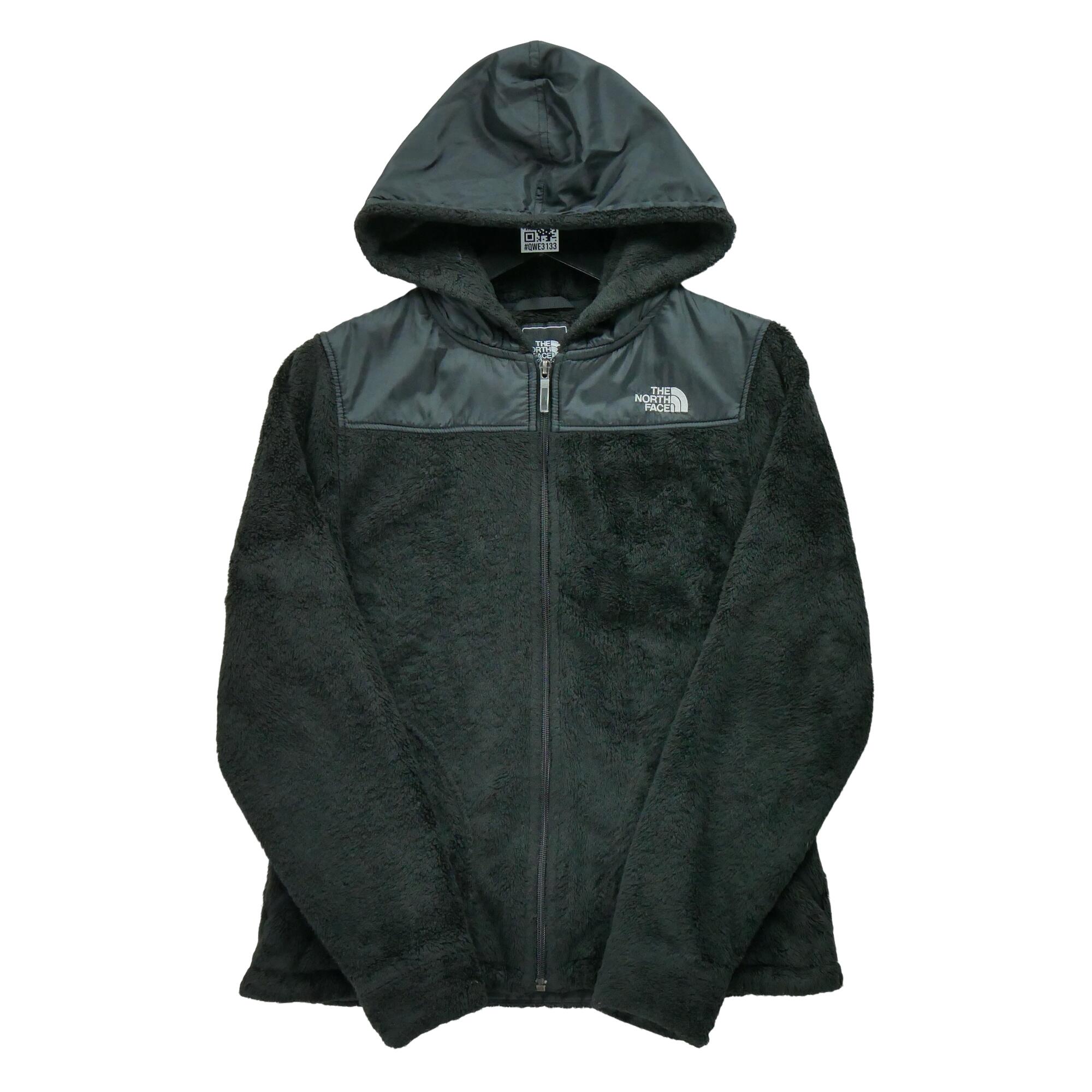 THE NORTH FACE Segunda Vida - Casaco de lã preta TNF Denali para mulheres - Como novo