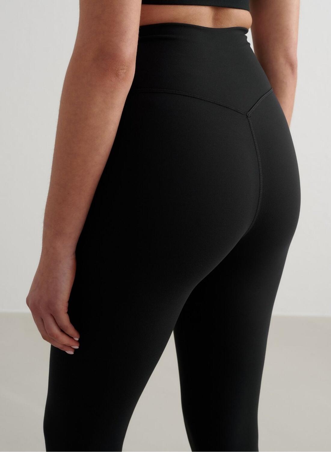 Femme Leggings avec Étriers Évacuation de l'humidité Noir 3/6