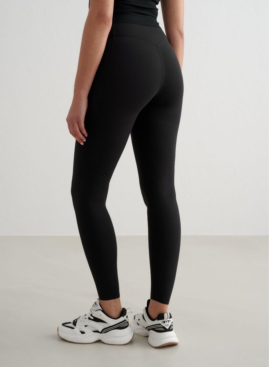 Femme Leggings avec Poches Évacuation de l'humidité Noir 4/6