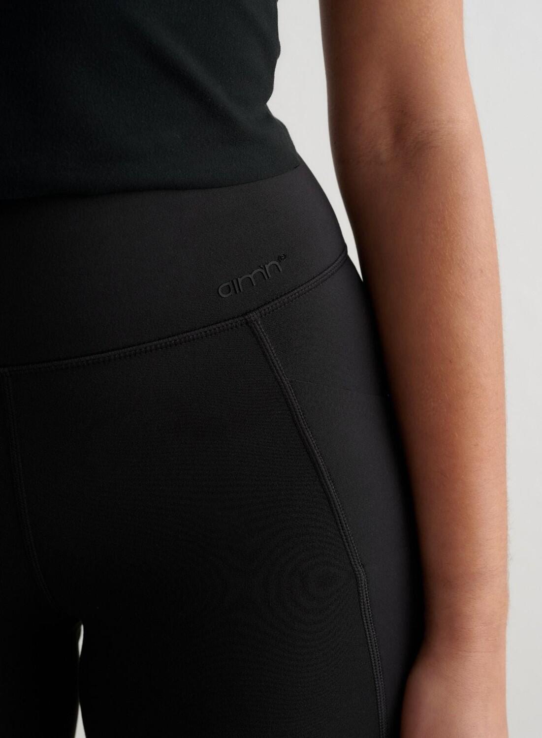 Femme Leggings avec Poches Évacuation de l'humidité Noir 6/6