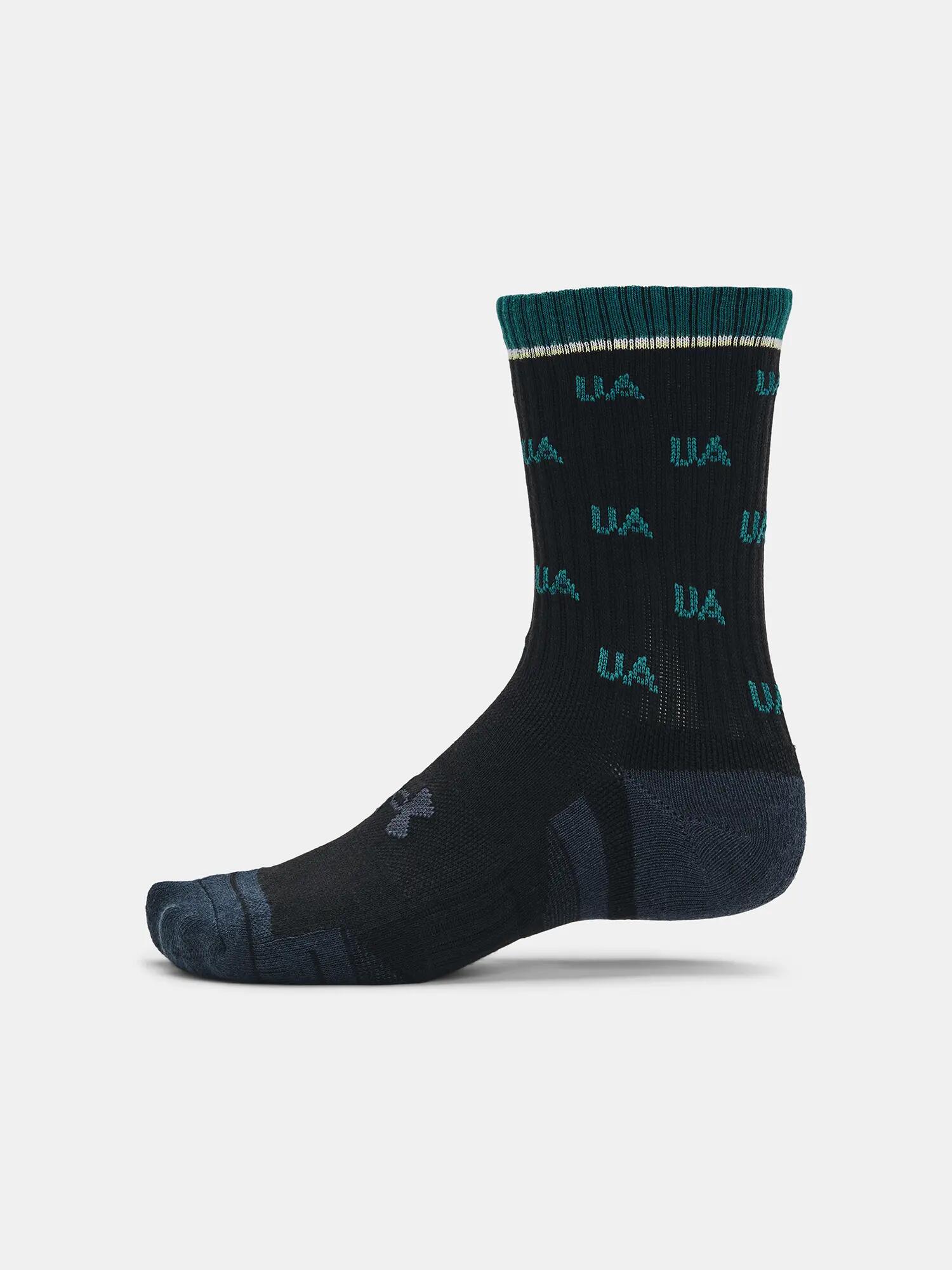 Unisex Under Armour UA Perf Cotton Nov Mid zokni (2 pár) 3/4