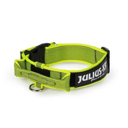 Color & Gray K9® Halsband mit Griff LARGE 50 mm blau