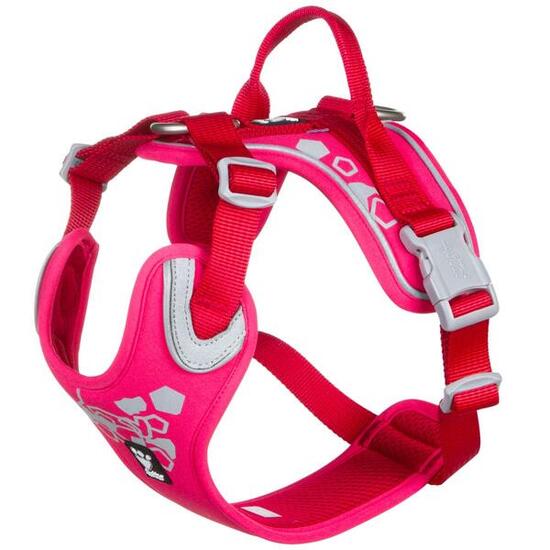 Harnais Weekend Warrior rembourré pour chiens rose Taille 3 80-100 cm