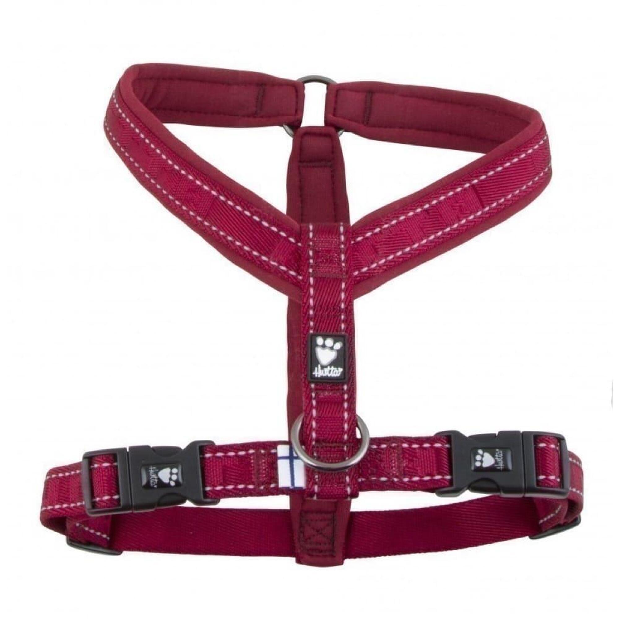 Hurtta - Harnais En Y Casual Pour Chiens Hurtta Rembourré En Néoprène Bordeaux Taille 0 - Harnais Pour Chien - Marron|rouge - Taille Unique - Decathlon
