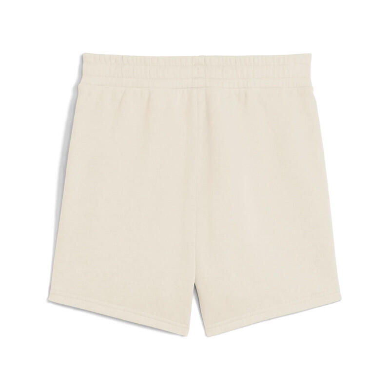 Pantaloni scurți de damă Ess Script Pantaloni scurți cu talie înaltă 5 Alb