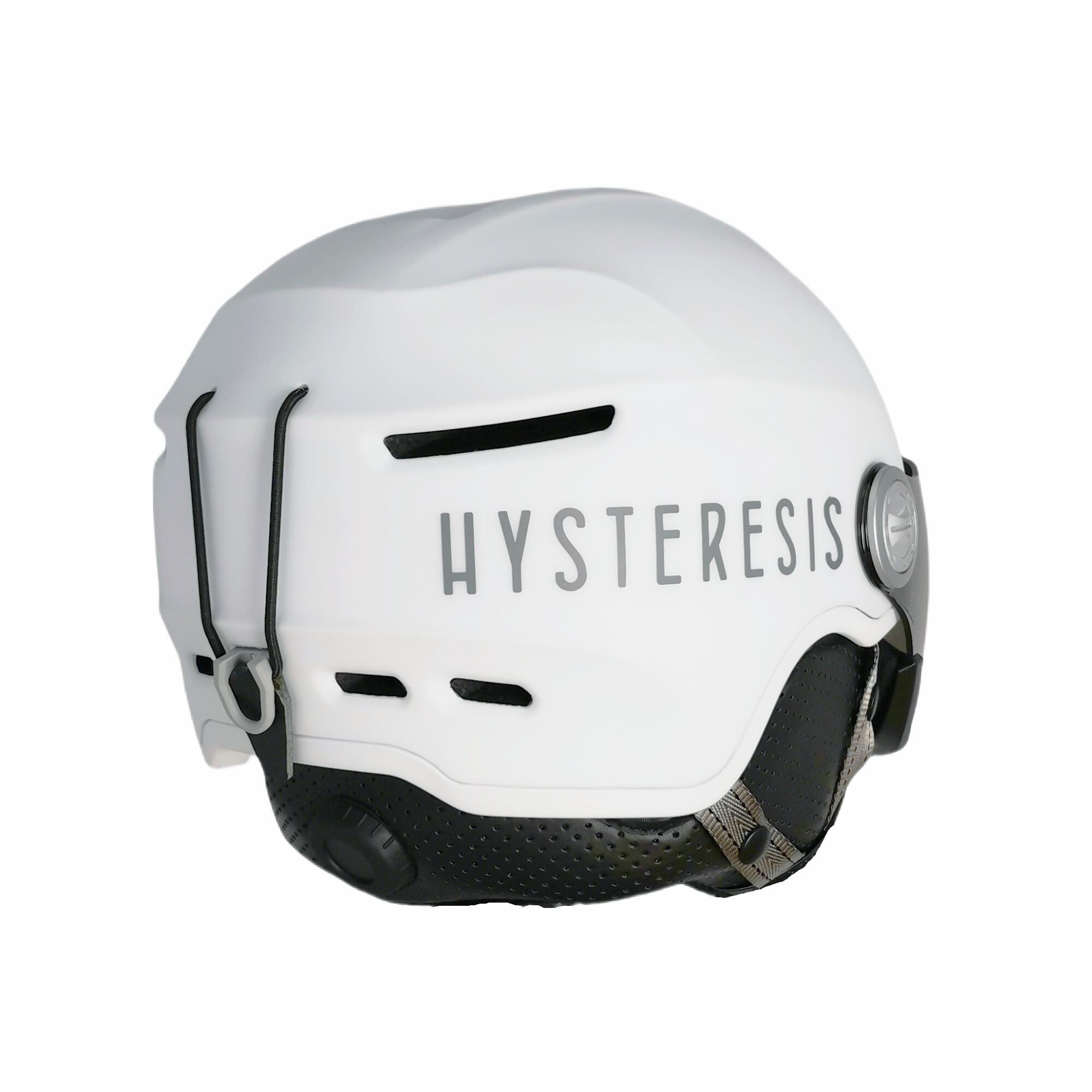 Casco de esquí y snow Blanco con Visor Plata H-Shock Hysteresis 3/9