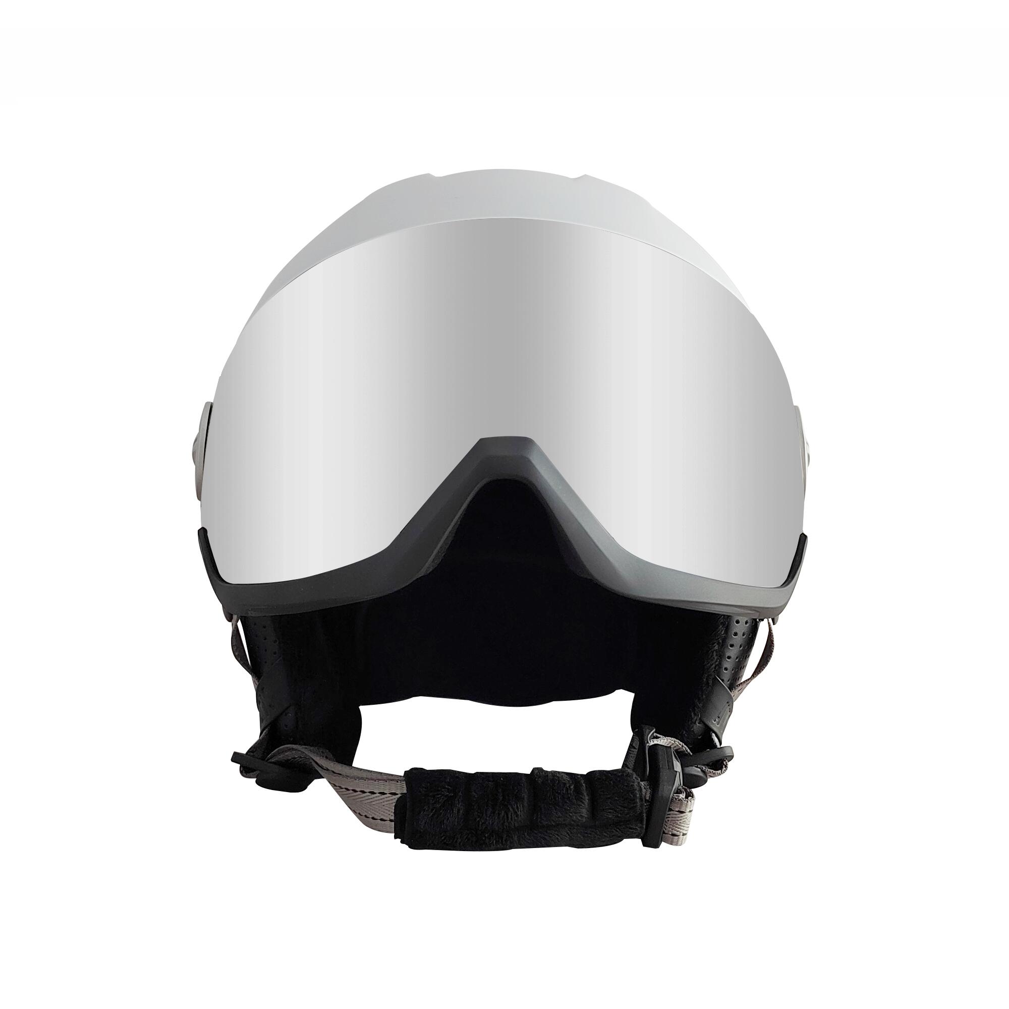 Casco de esquí y snow Blanco con Visor Plata H-Shock Hysteresis 2/9