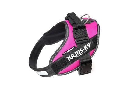 Harnais IDC®Power XSMALL - Mini-Mini rose fuchsia foncé