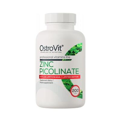OstroVit Zinc Picolinate (200 Tabs) - limited edition Unflavoured