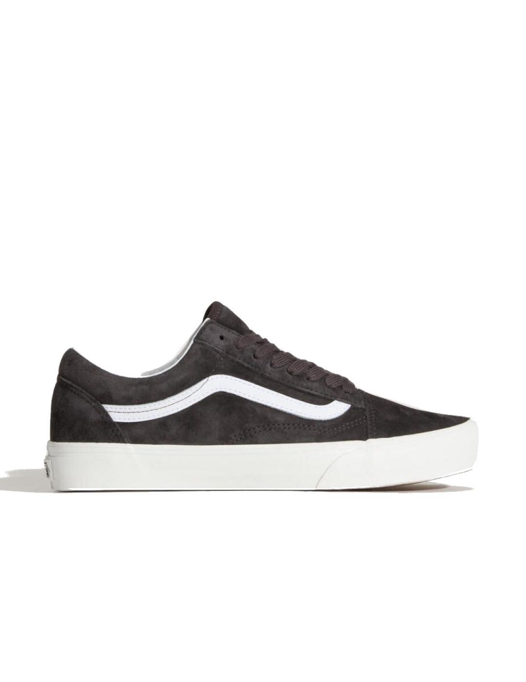 Chaussures pour homme Vans Old skool en nubuck noir 1/5