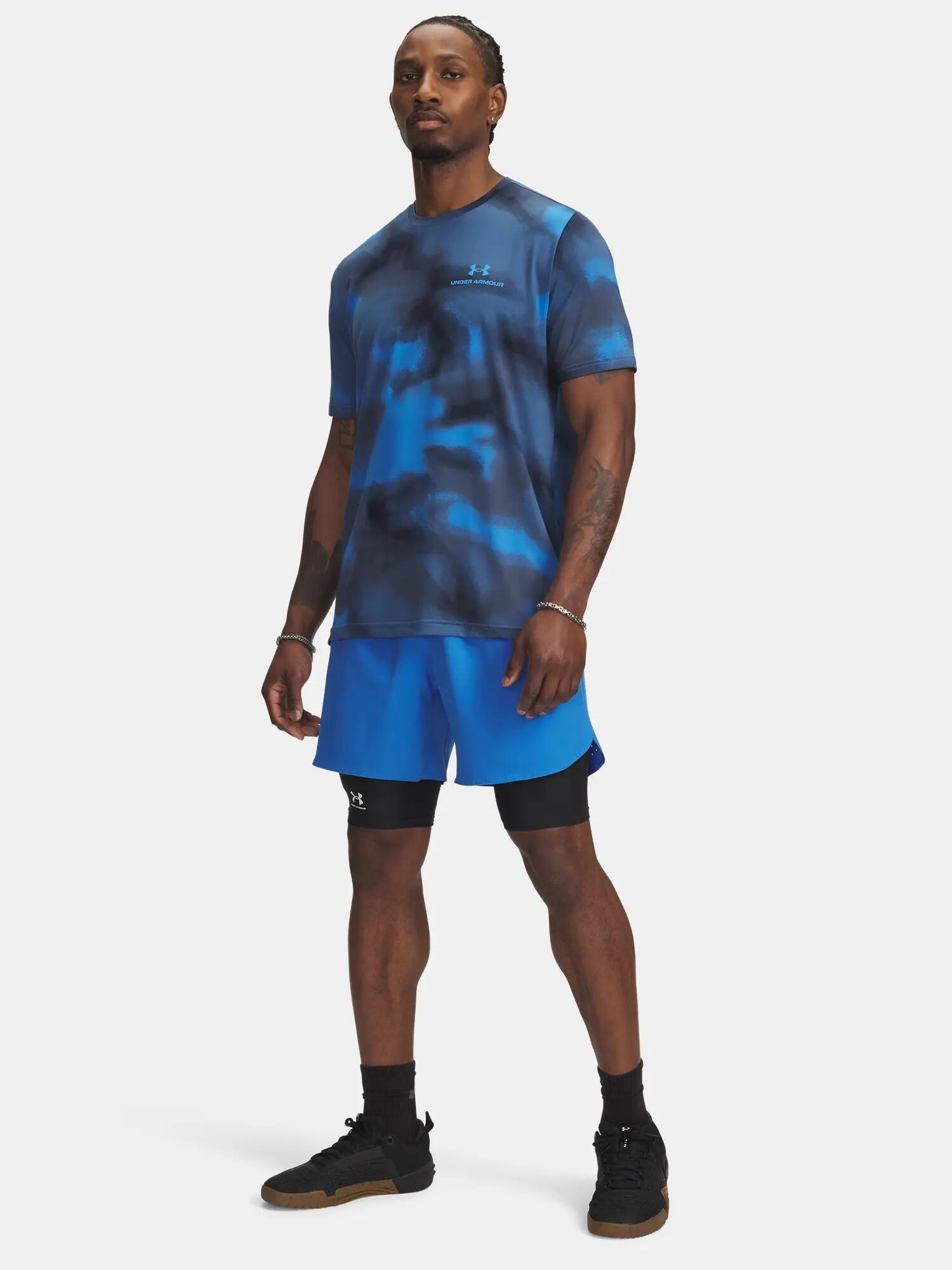 "6 Vanish Elite" Laufshorts für Herren Atlantik 4/4