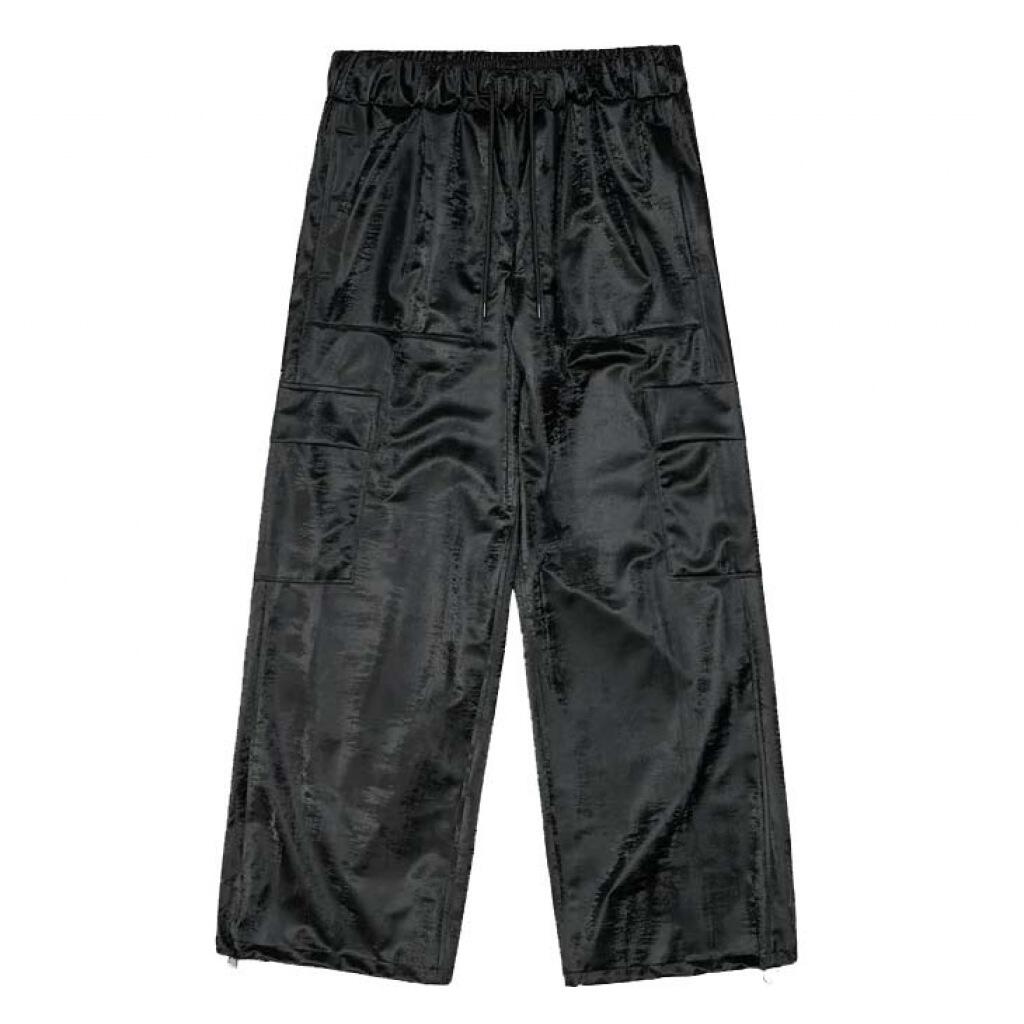 Pantaloni Rains Modello Cargo Rain Pants Wide Colore Nero 2/5