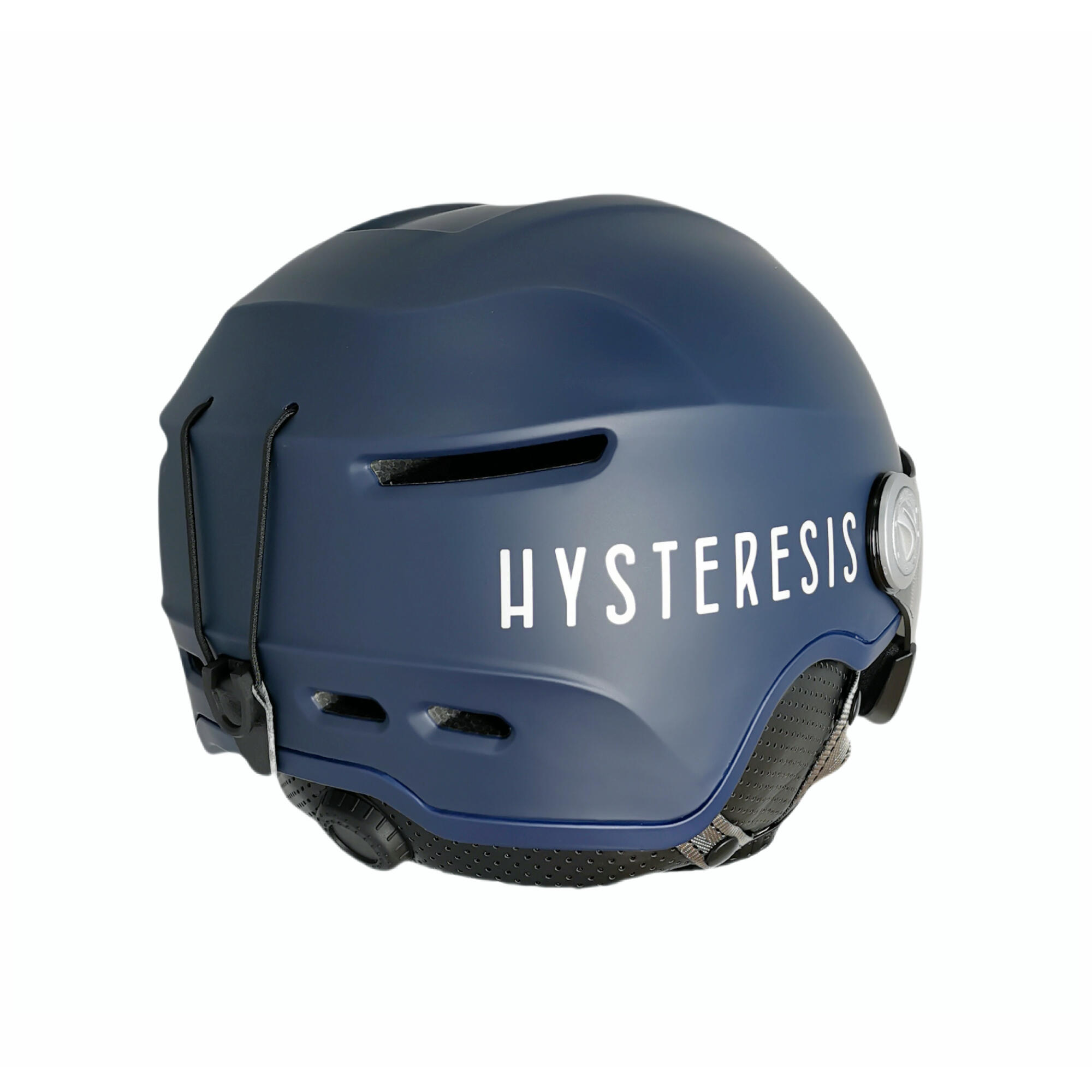 Casco de esquí y snow Azul con Visor Plata H-Shock Hysteresis 3/9