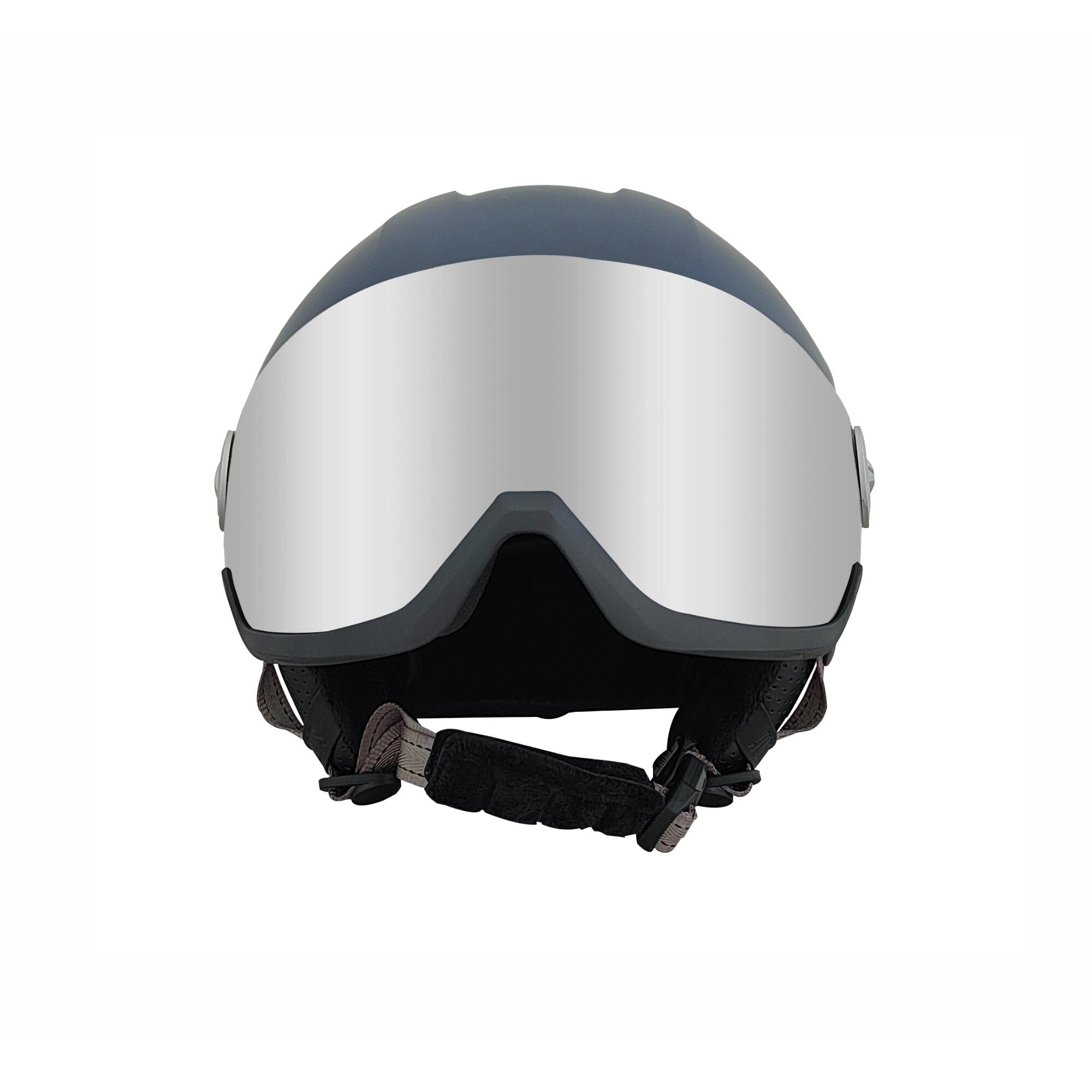 Casco de esquí y snow Azul con Visor Plata H-Shock Hysteresis 2/9