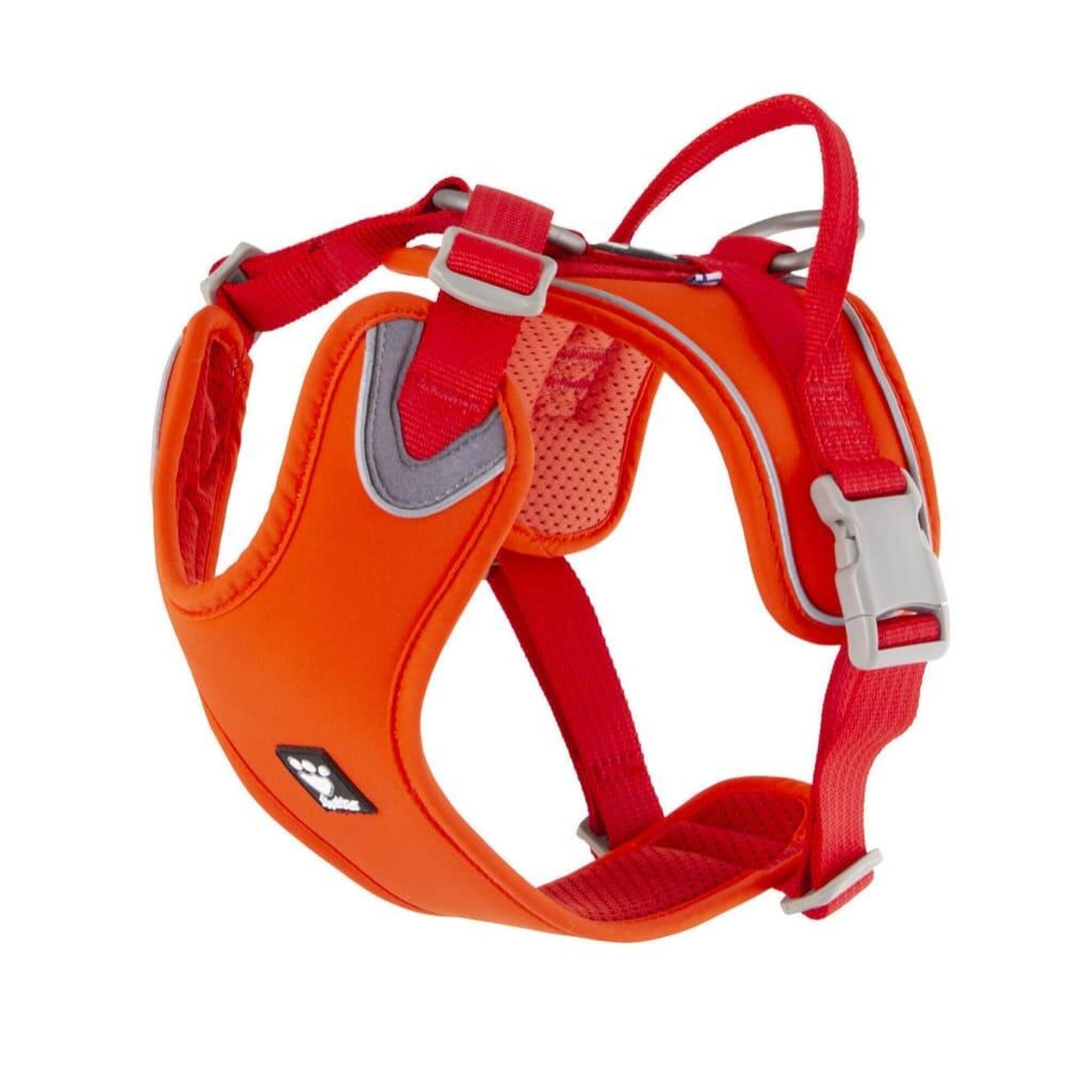 Hurtta - Harnais Weekend Warrior Eco Rembourré Pour Chiens Rouge Taille 4 100-120 Cm - Harnais Pour Chien - Rouge - 4 - Decathlon