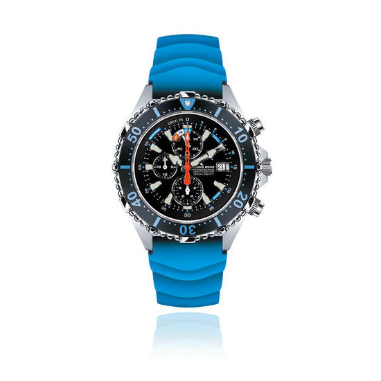 CHRIS BENZ DEPTHMETER CHRONOGRAPH 300M Taucheruhr