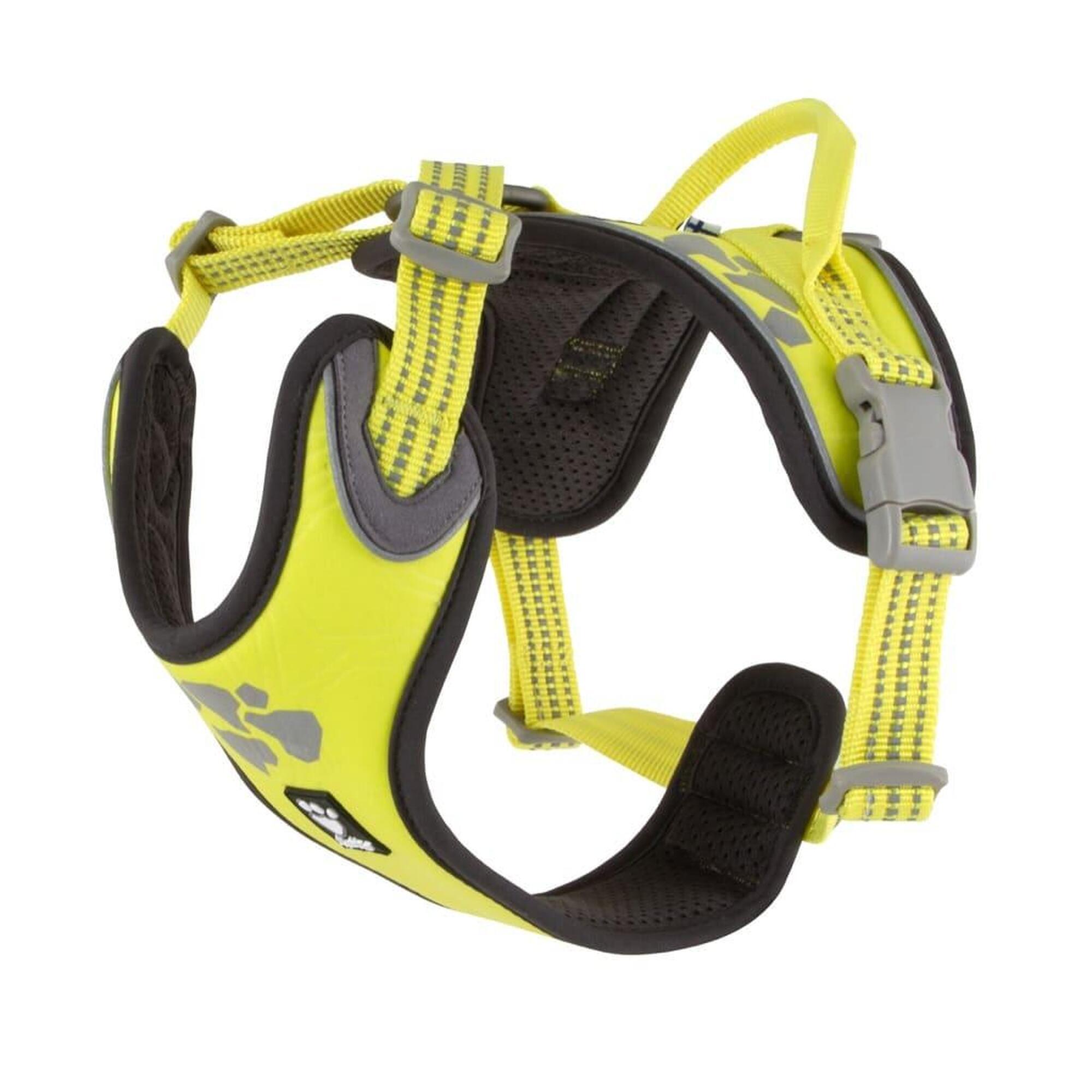 Hurtta - Harnais Weekend Warrior Neon Rembourré Pour Chiens Jaune Fluo Taille 0 40-45 Cm - Harnais Pour Chien - Jaune - Taille Unique - Decathlon
