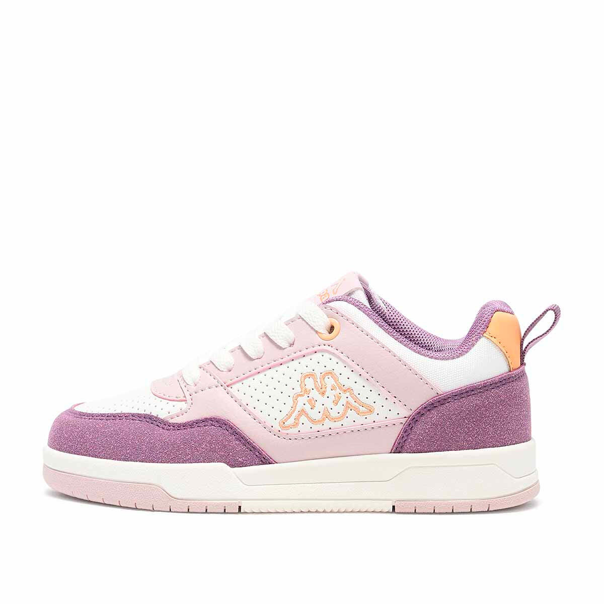 Baskets enfant Manis blanc, violet, orange 2/5