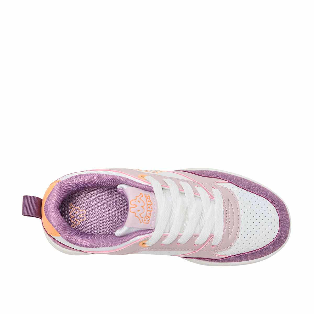 Baskets enfant Manis blanc, violet, orange 4/5