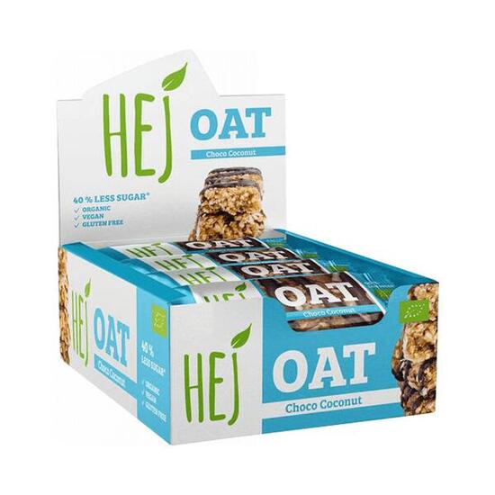 HEJ Natural HEJ Oat Bar Organic (12x45g) Choco Coconut - Barres